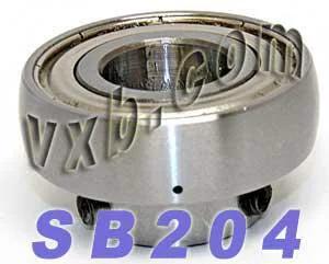 SB204 Ball Bearing Insert 20mm ID - Set Screw Locking