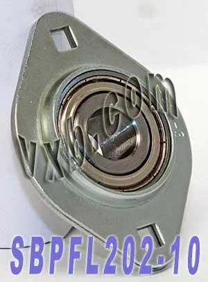 SBPFL202-10 5/8 Pressed Steel Bearing 2-Bolt Flanged Mounted Bearing