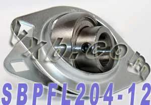 SBPFL204-12 3/4" Pressed Steel Bearing 2-Bolt Flanged Mounted Bearing