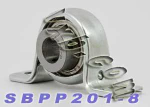 SBPP201-8 1/2 Pressed Steel Bearing 2-Bolt Flanged Mounted Bearing