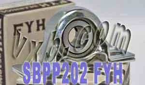 SBPP202 FYH Bearing 15mm Steel pillow type Mounted Bearing