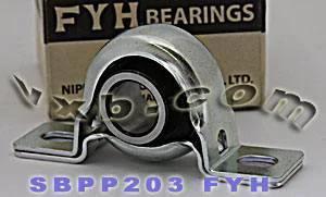 SBPP203 FYH Bearing 17mm Steel pillow type Mounted Bearing