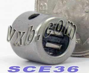SCE36 Miniature Needle Bearing 3/16x11/32x3/8"