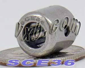 SCE36 Miniature Needle Bearing 3/16x11/32x3/8"