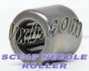 SCE47 Miniature Needle Bearing 1/4x7/16x7/16 inch