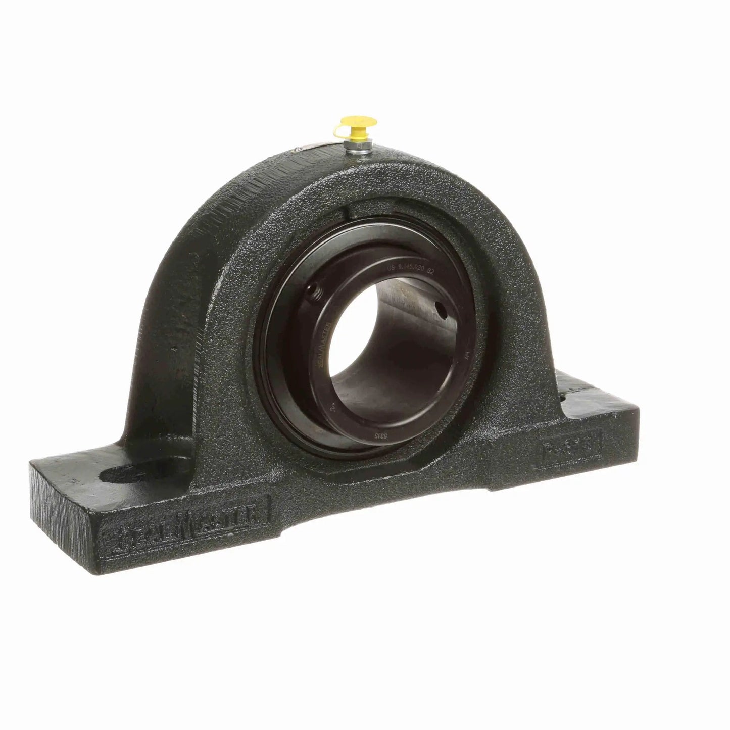 MP 315 Mounted Cast Iron Two Bolt Pillow Block Bearing Ready to Install With Setscrew Lock by Sealmaster Black Oxide Finish