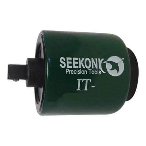 Seekonk IT-4-GN-177, 3/8" Pre-Set Torque Limiter, Green, 177 in. lbs, side view showing green casing and brand logo