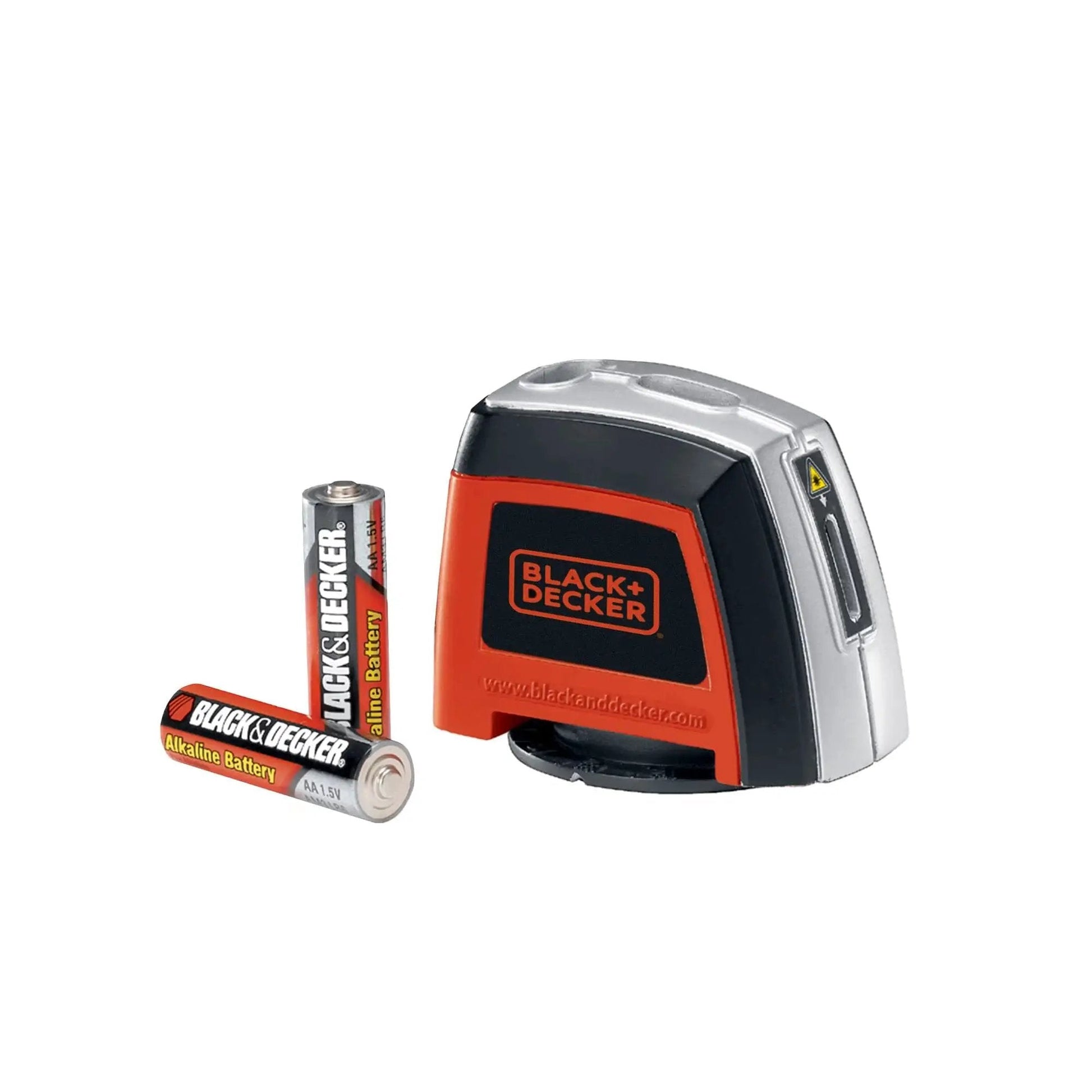Effortlessly align pictures, shelves, and mirrors with this self-leveling 360-degree laser level and wall mount, AA powered, compact design