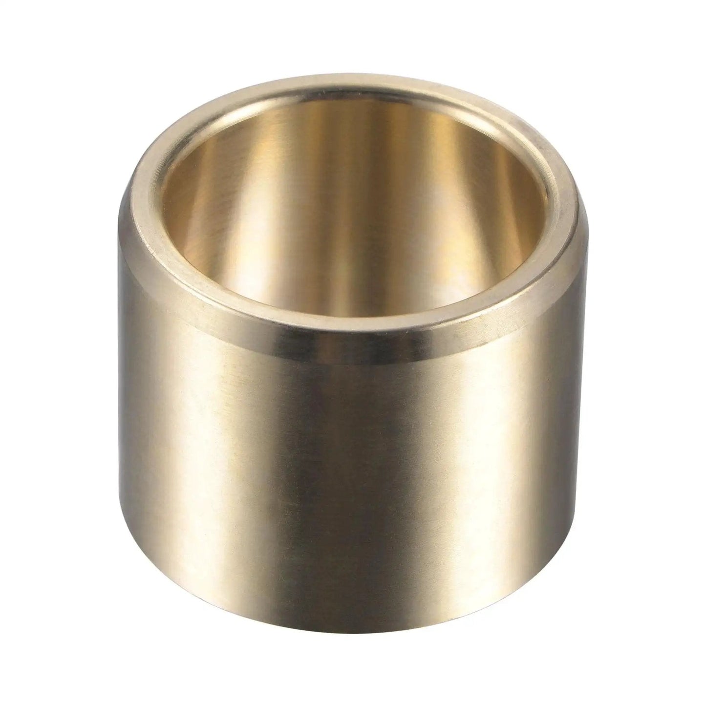 Self-Lubricating Cast Brass Sleeve Bearing With 1 Inch Bore And One And A Quarter Inch Outer Diameter And 1 Inch Length