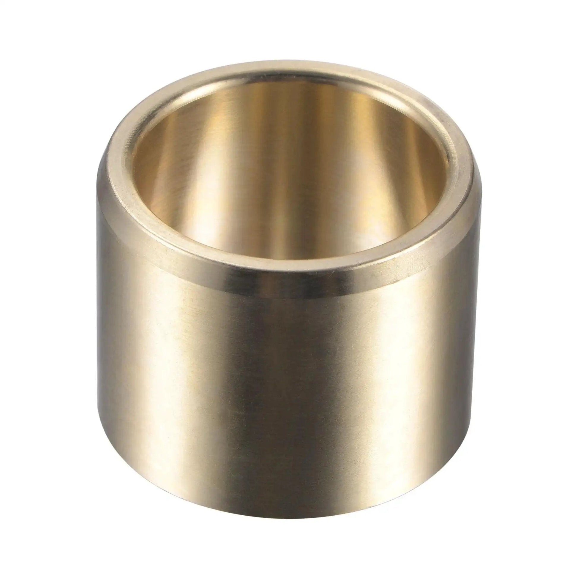 Self-Lubricating Cast Brass Sleeve Bearing With 1 Inch Bore And One And A Quarter Inch Outer Diameter And 1 Inch Length