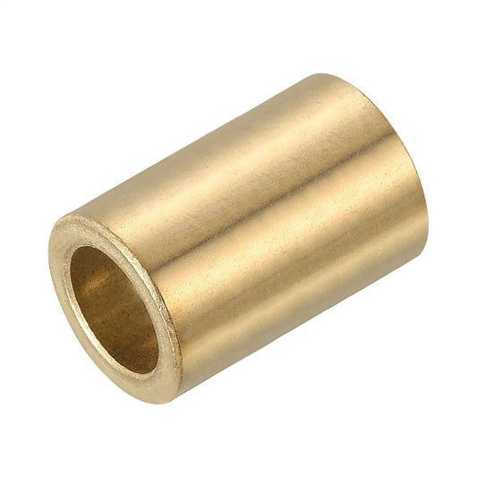 Self-Lubricating Brass Sleeve Bearing Bushing For Sliding Movements, 16mm Bore, 22mm Outer Diameter, 28mm Length, Gold Tone