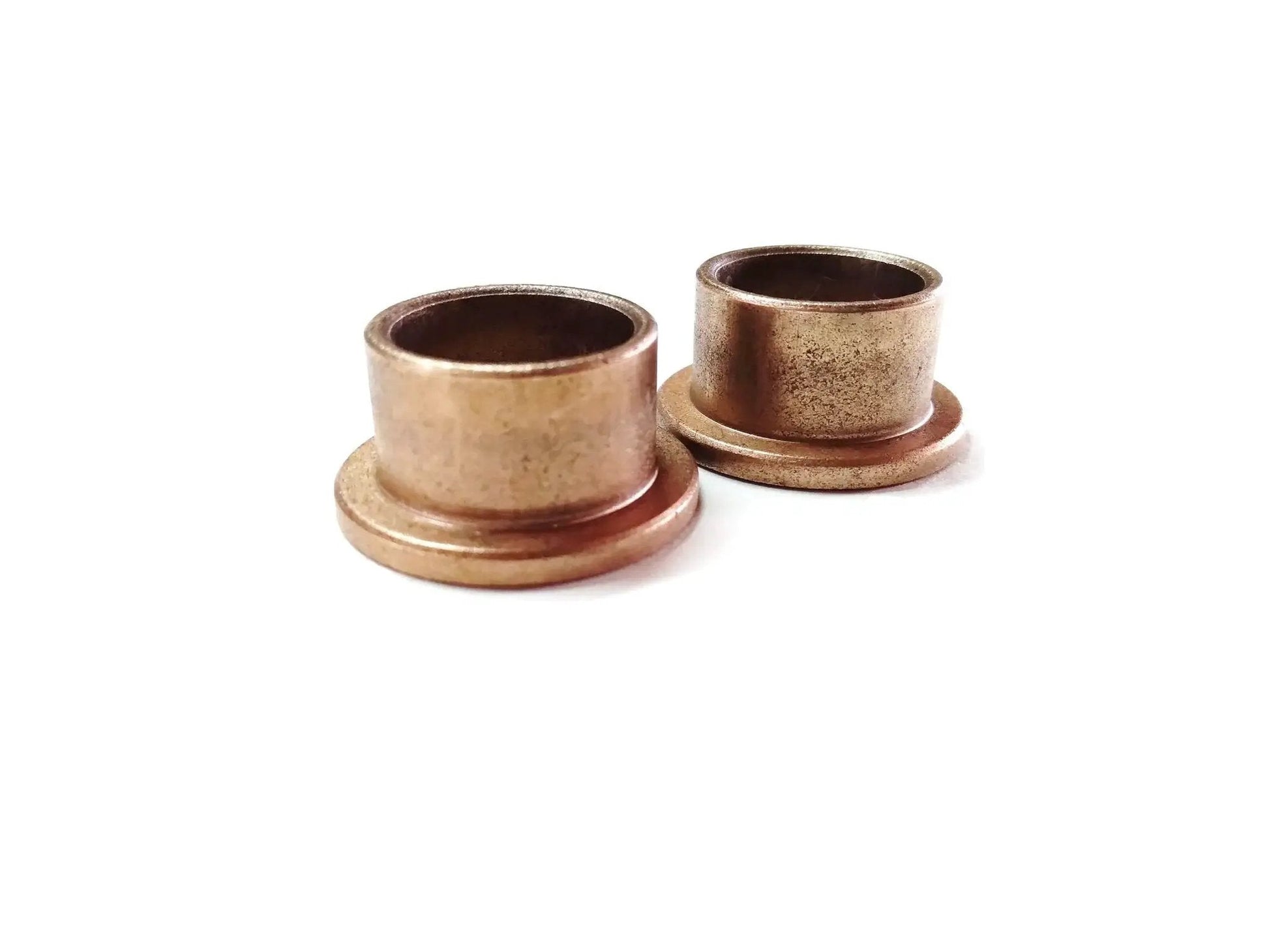 Self Lubricating Bronze Sleeve Bearing For Flange Mounts SAE 841 Bronze Bushing 5/8 By 3/4 By 1/2 Inches Oil Impregnated With 30W Lubricant