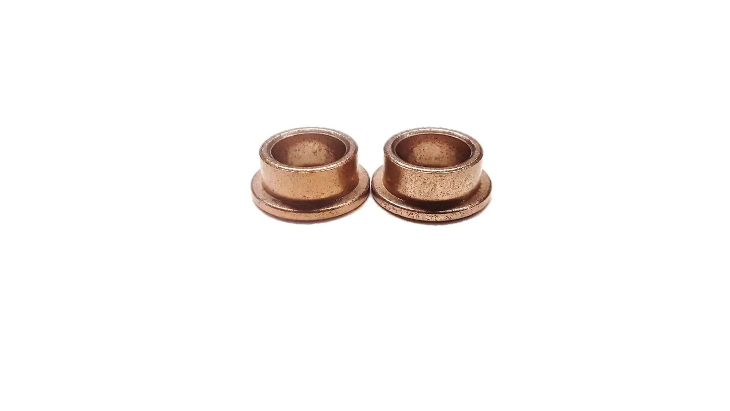 Self Lubricating Bronze Sleeve Bearing With Flange SAE 841 Bronze Bushing Oil Impregnated With 30W Oil Three Eighths Inch ID