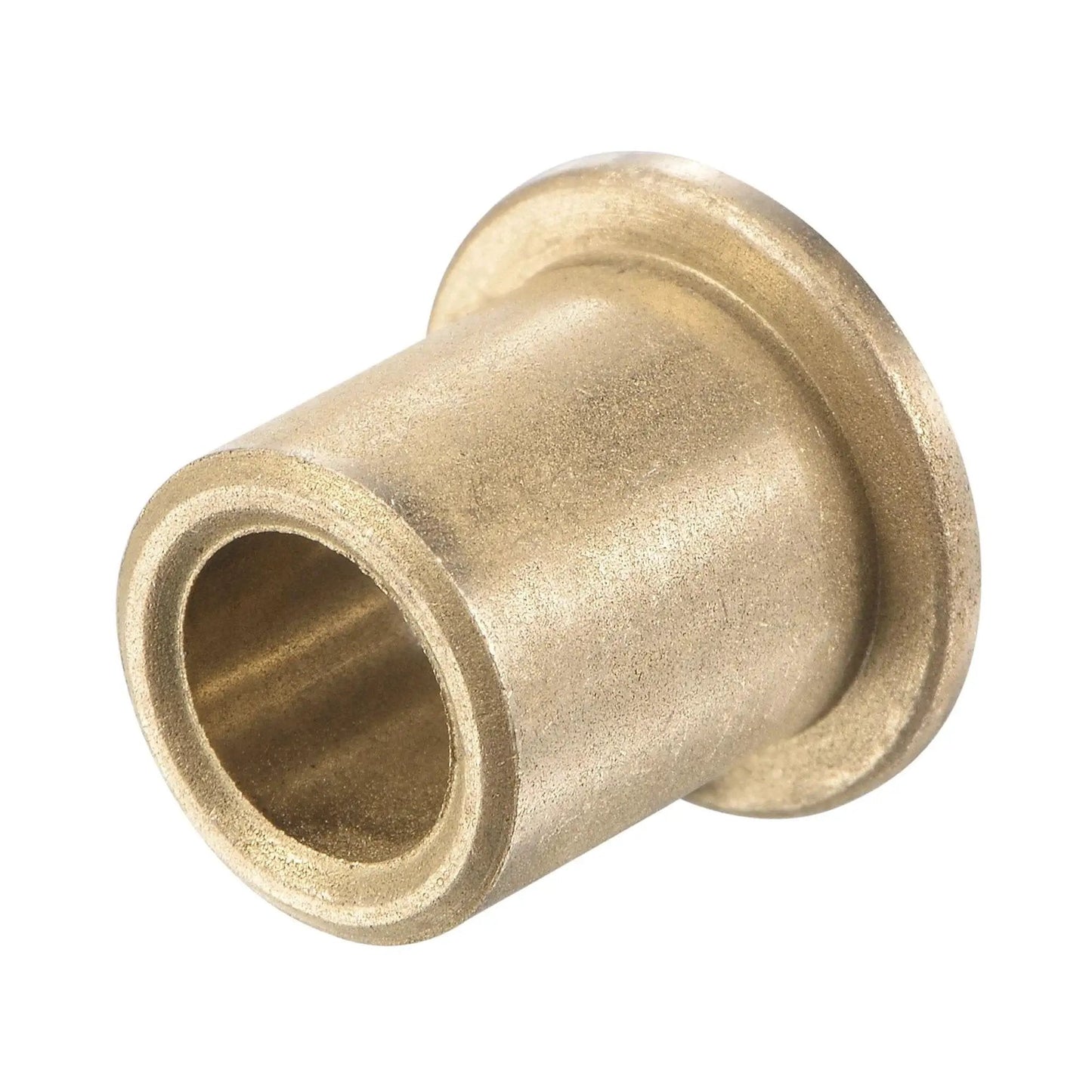 Self Lubricating Bronze Flange Sleeve Bearing With 8mm Bore And 12mm Outer Diameter For 15mm Length 16mm Flange Diameter And 2mm Flange Thickness 2 Pack Maintenance Free Durable Sintered Bronze Bushings By Uxcell