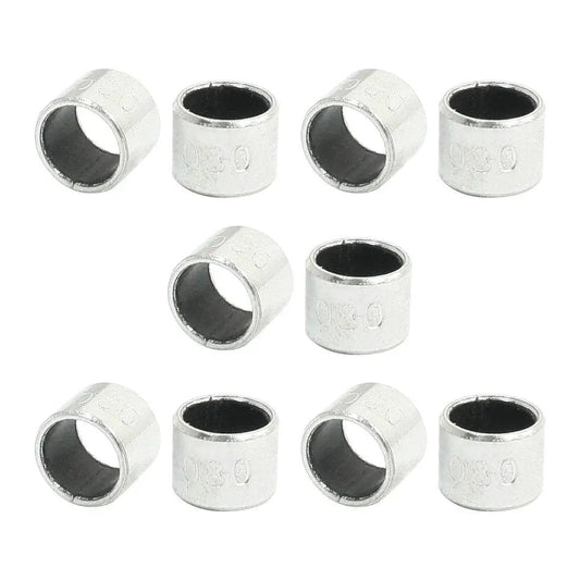 Self Lubricating Bearing Sleeve Bushing 5/16 Bore 25/64 OD 5/16 Length Carbon Steel Flanged Sleeve Bearing Set 10 Pieces