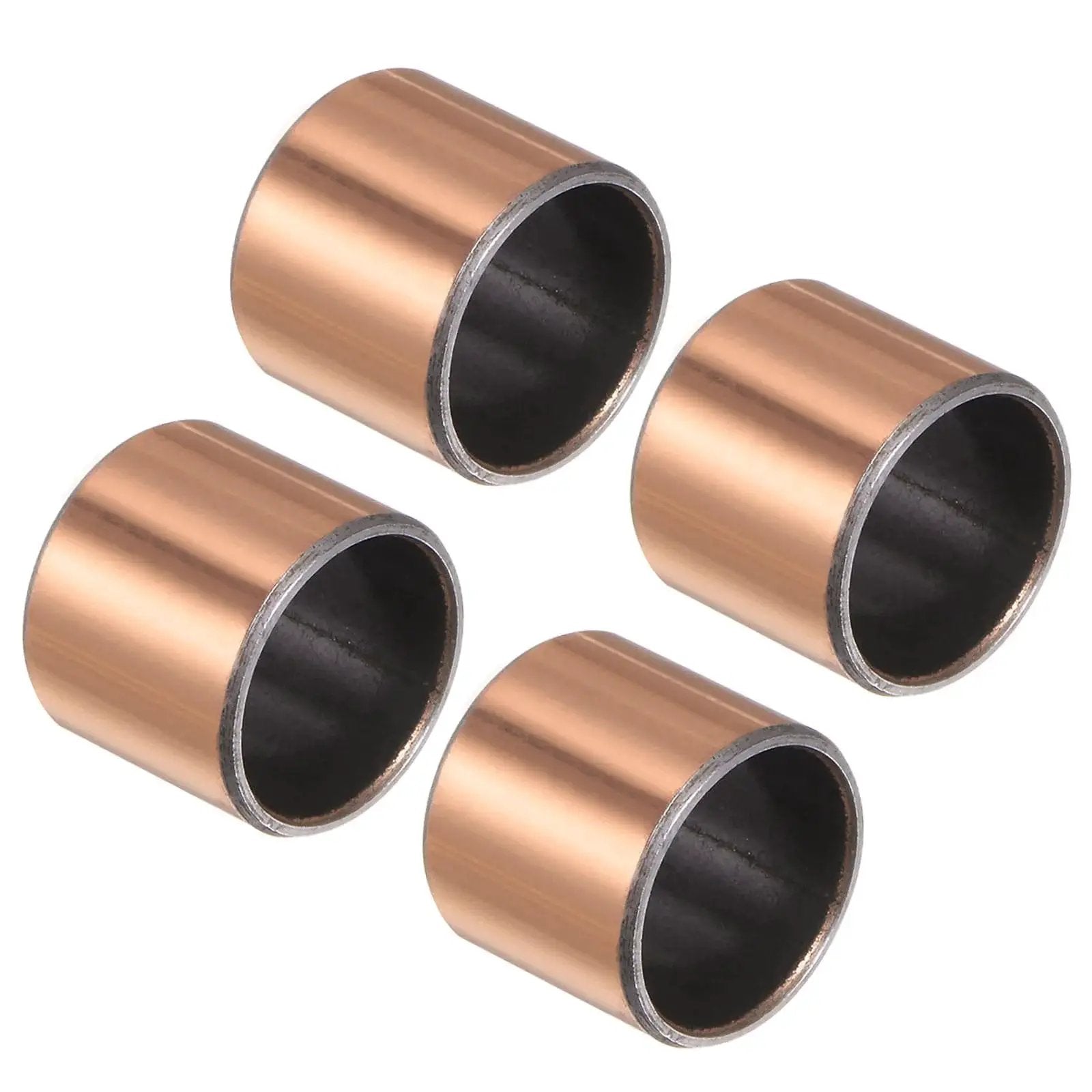 Self Lubricating Sleeve Bearing Pack Of 4 With 0.75 Inch Bore And 0.875 Inch Outer Diameter 0.75 Inch Length Wrapped Oilless Bushings