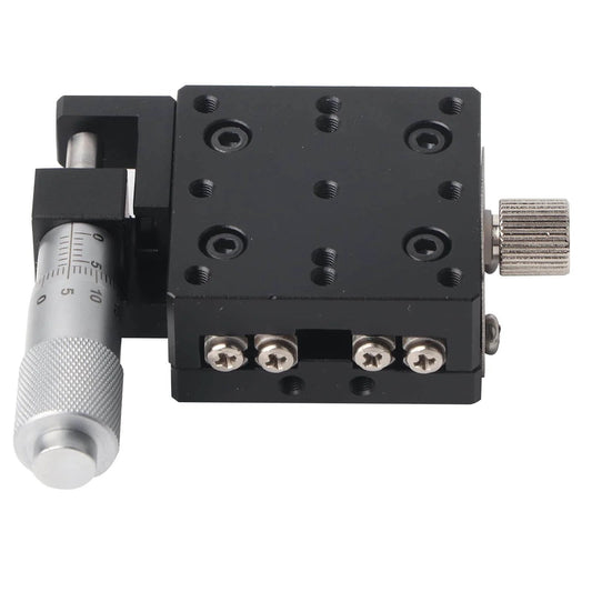 ✝️ Linear Stages, SEMX40-AS X Micrometer Linear Stages, 40×40mm Manual FinE Tuning Crossing Roller, Precise Linear Stage