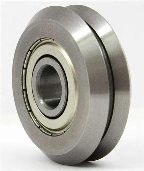 8-Pack RM2ZZ 3/8 V-Groove Guide Bearings Shielded Vgrooved