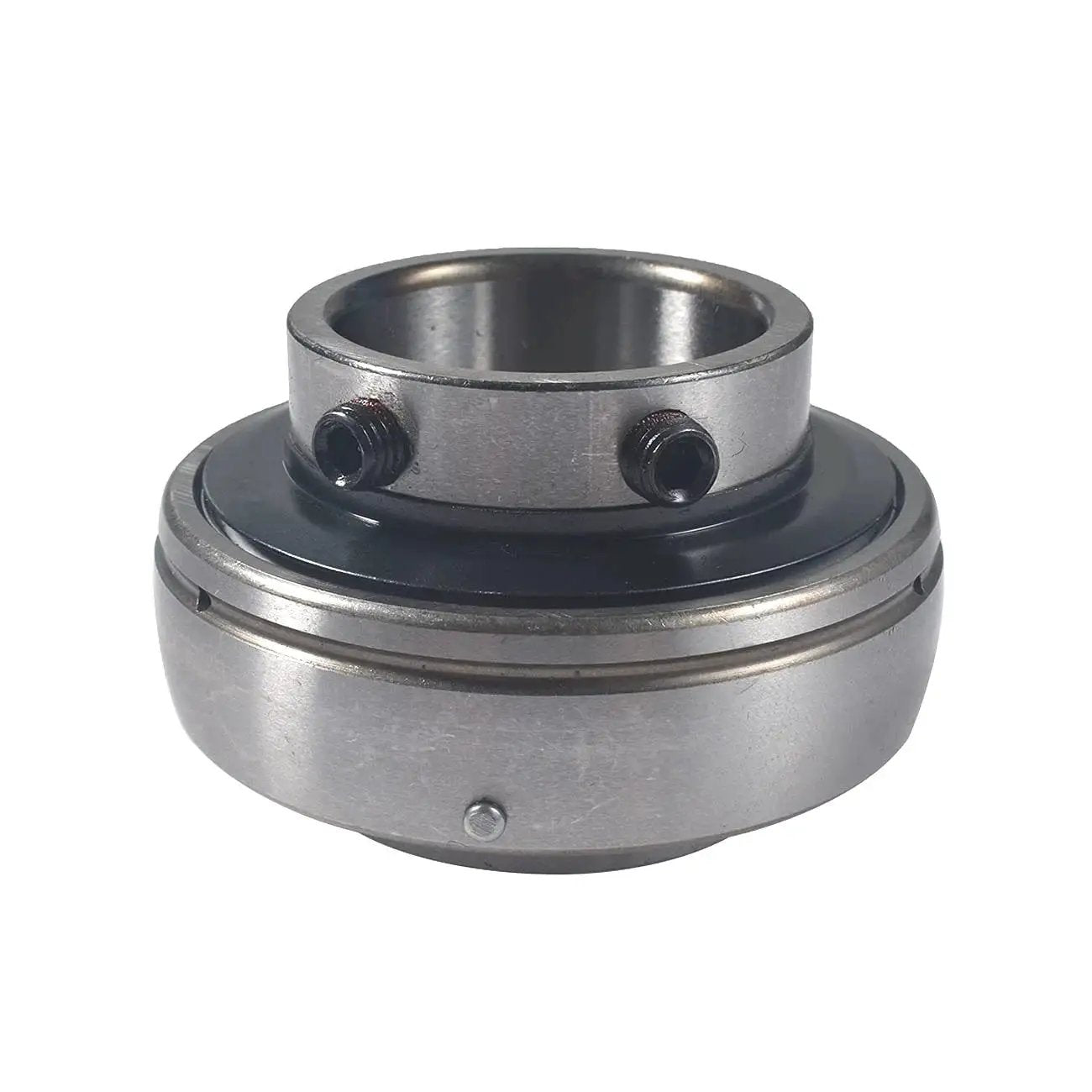 Set Screw Lock Spherical Insert With Two Bearings For 1.25 Inch Bore Height 1.5 Inches Inside Diameter 1.25 Inches Outside Diameter About 2.48 Inches Replacement Part Easy To Install And Durable
