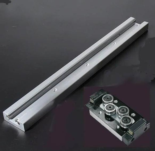 SGR20 4' feet Compact Linear Motion Guide Rail 4 Feet Long + SGB20UU-4 Bearing Block