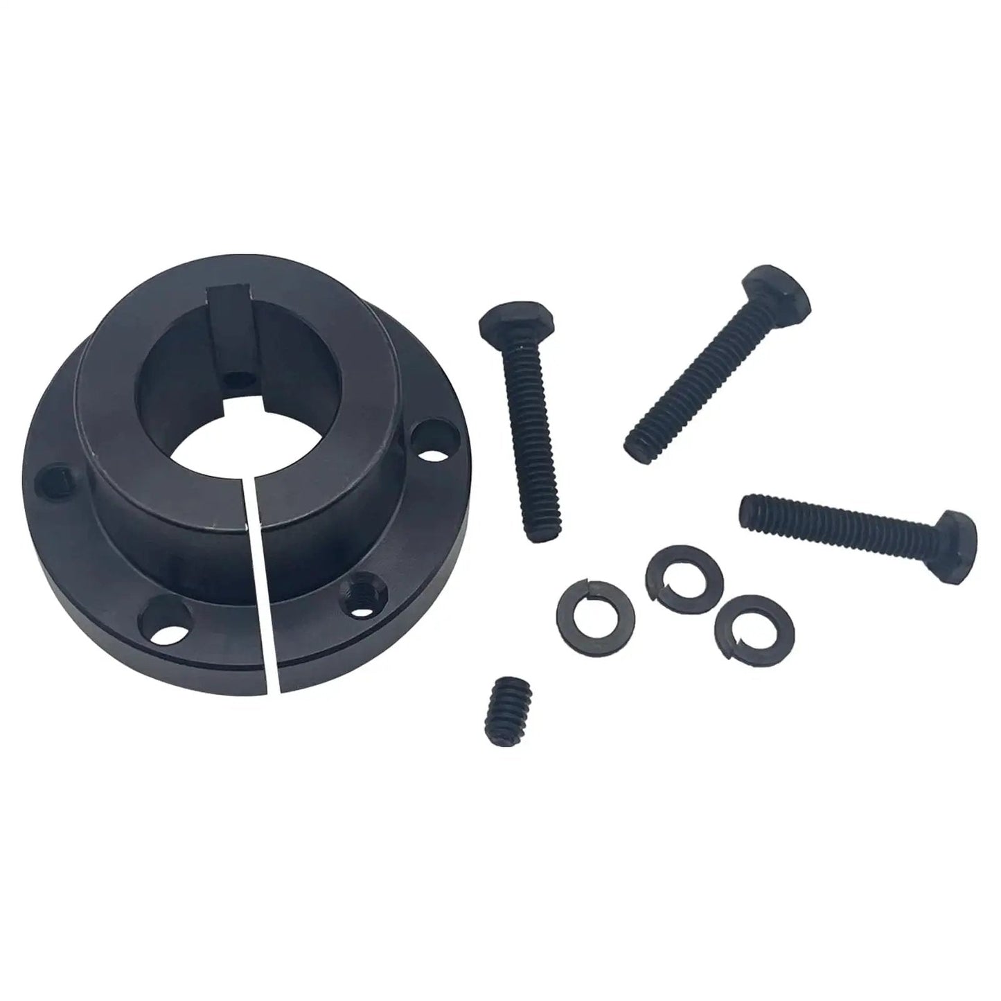 SH Style Quick Disconnect Bushing For Pulleys With 1 Inch Bore Carbon Steel Cast Construction Locking QD Bushing with screws and washers