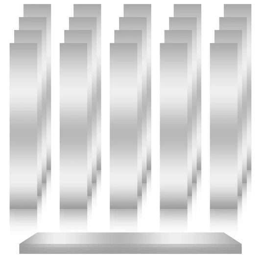 Shim Stock Assortment Kit MILYARD, 20 Pcs 304 Stainless Steel Shims for leveling, gap filling, trim work, fine finishing view