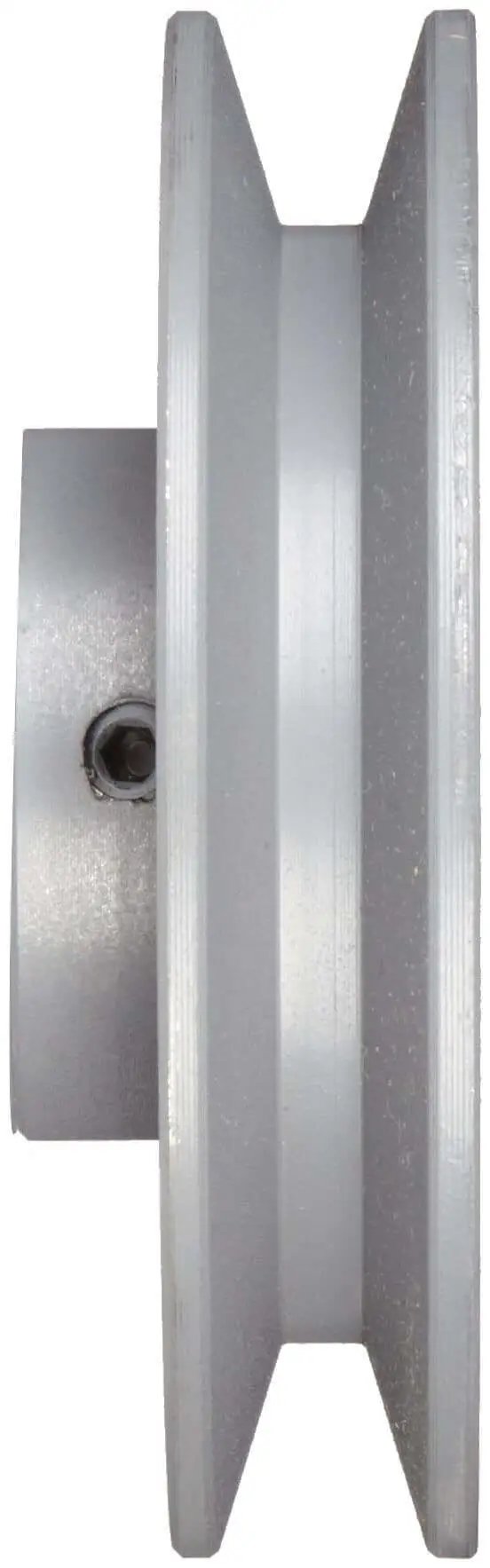 Side view of Heavy Duty Bored To Size V Belt Sheave With Quick Detachable Bushings, 4.45 Inch Outer Diameter And 0.875 Inch Bore, TB Wood's BK4778 FHP