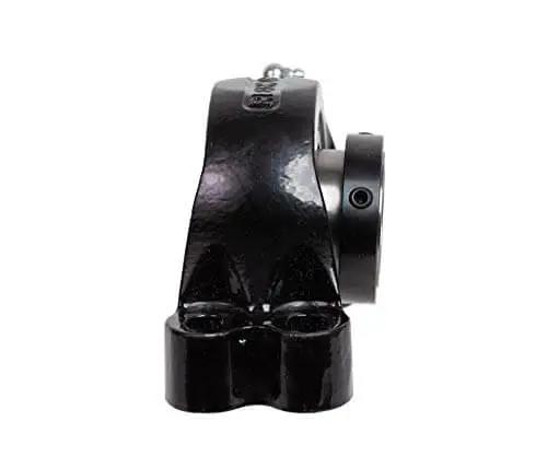 Side view of Heavy-Duty Solid-Housed Pillow Block Spherical Roller Bearing With Cast Iron Housing For Industrial Machinery, PT Select EP2B115TE.