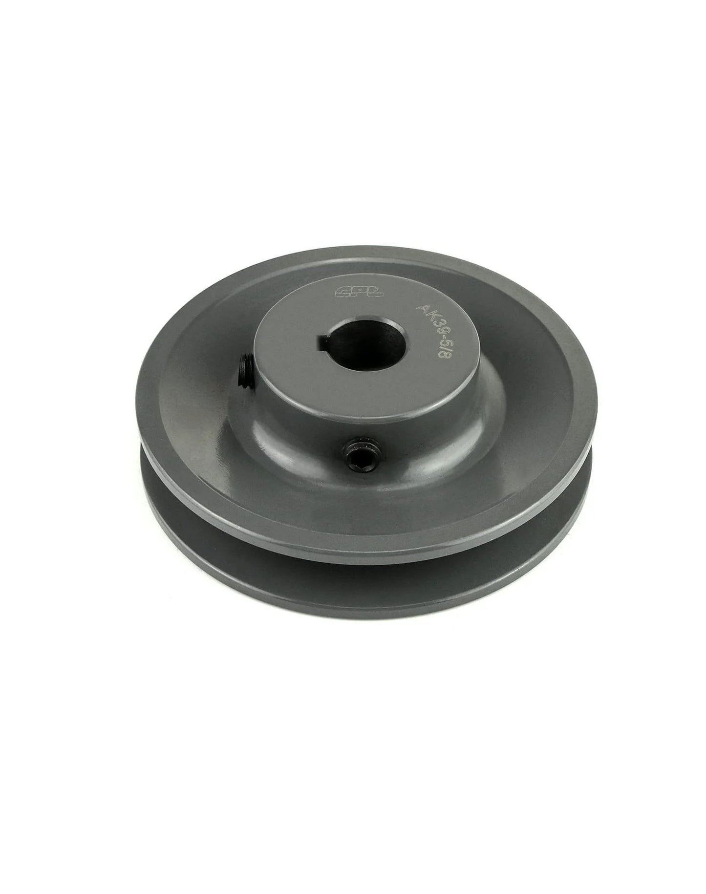 3.75 Inch V Belt Pulley With One Groove Fixed Bore Five Eighths Inch Cast Iron For V Belt 4L A AX Belt Sections Anti Corrosion Durable Shaft Fit Ideal For Small Machinery And Power Transmission