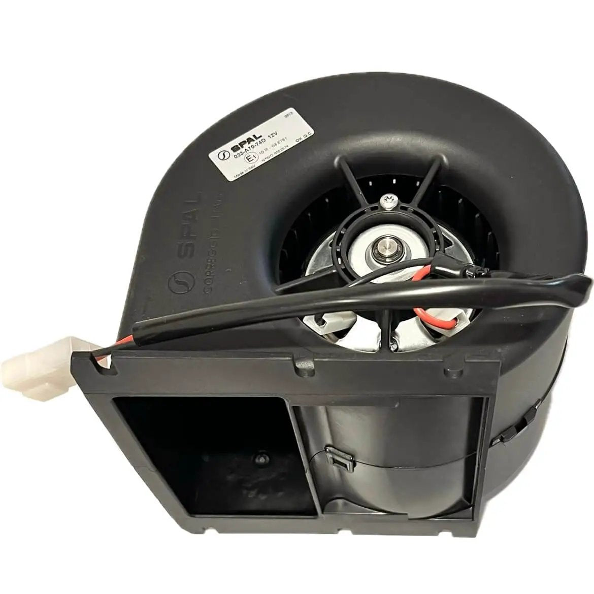 High Performance 335 CFM Single Wheel Centrifugal Blower For 12 Volt HVAC And Rear Air Circulation In Vans And RVs With Beast Power By SPAL 30003542 023 A70 74D