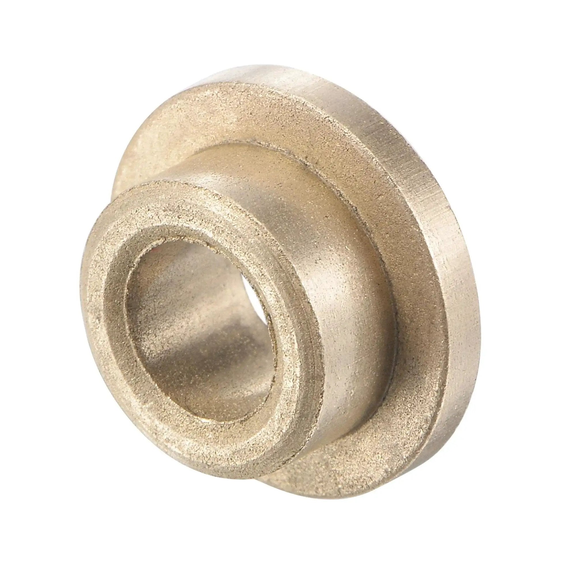 Flange Sleeve Bearings For 6mm Bore 10mm OD 6mm Length With 14mm Flange Diameter And 2mm Flange Thickness Sintered Bronze