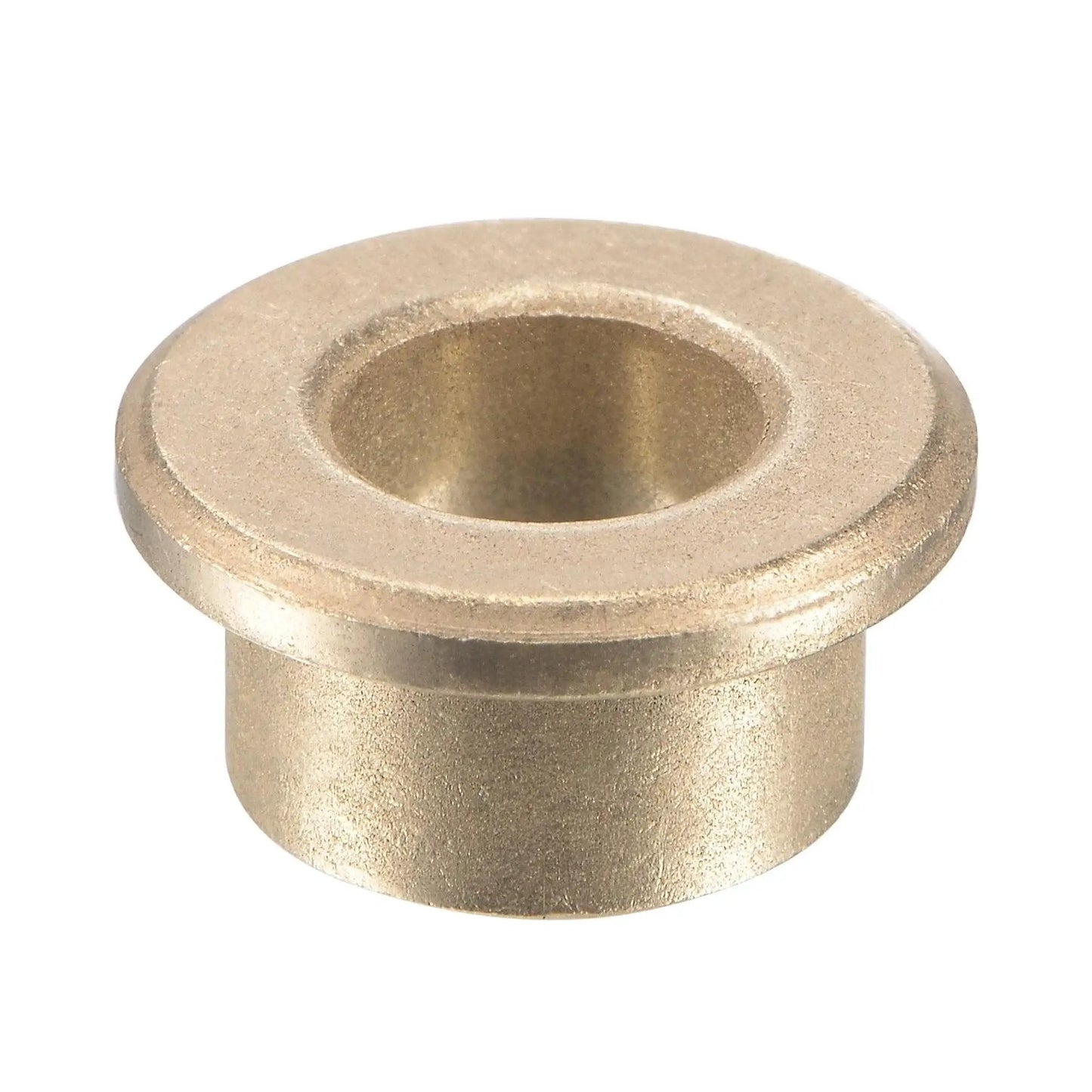Flange Sleeve Bearing 8mm Bore 12mm OD 8mm Length 16mm Flange Diameter 16mm Flange Thickness 2mm Sintered Bronze Bushing