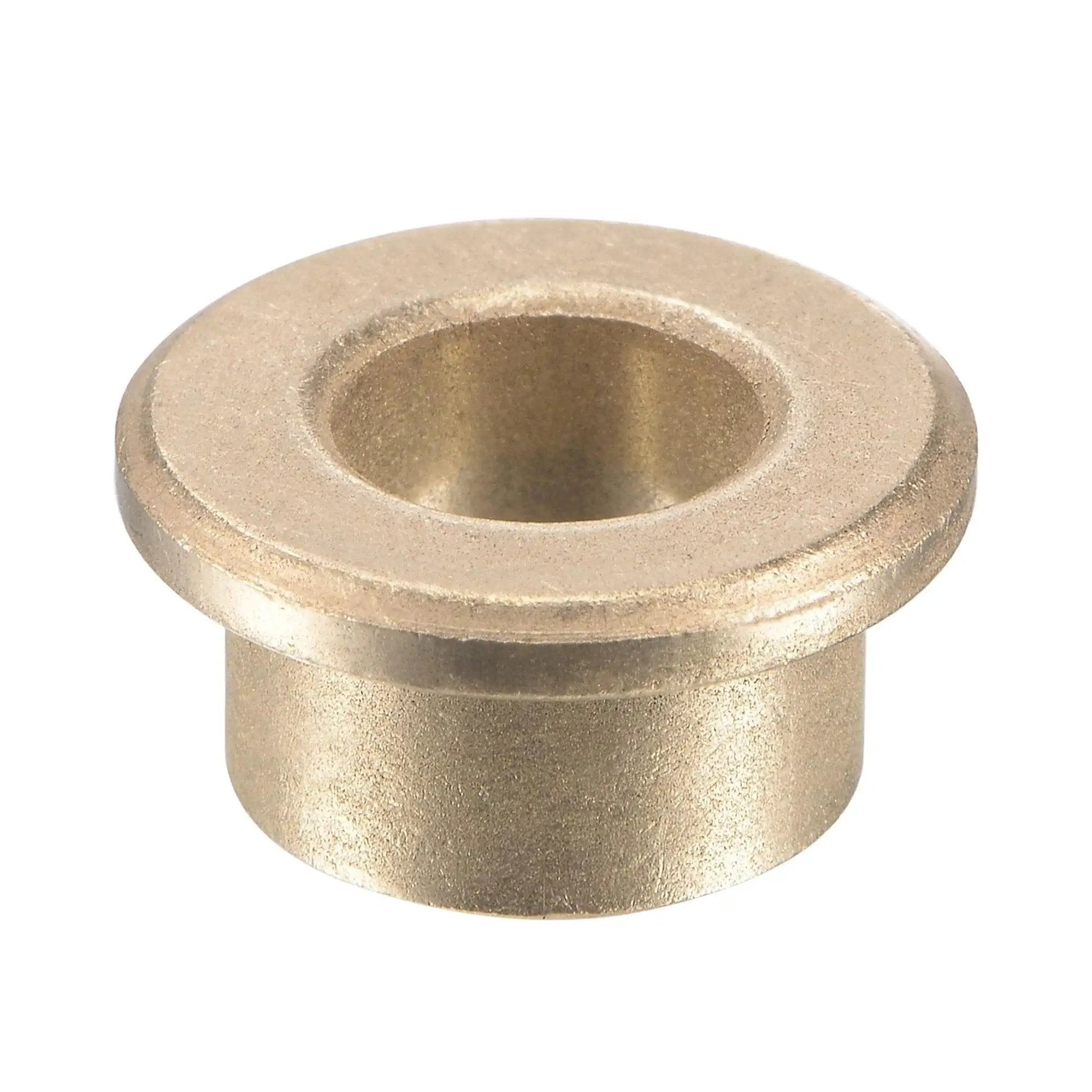 Flange Sleeve Bearing 8mm Bore 12mm OD 8mm Length 16mm Flange Diameter 16mm Flange Thickness 2mm Sintered Bronze Bushing