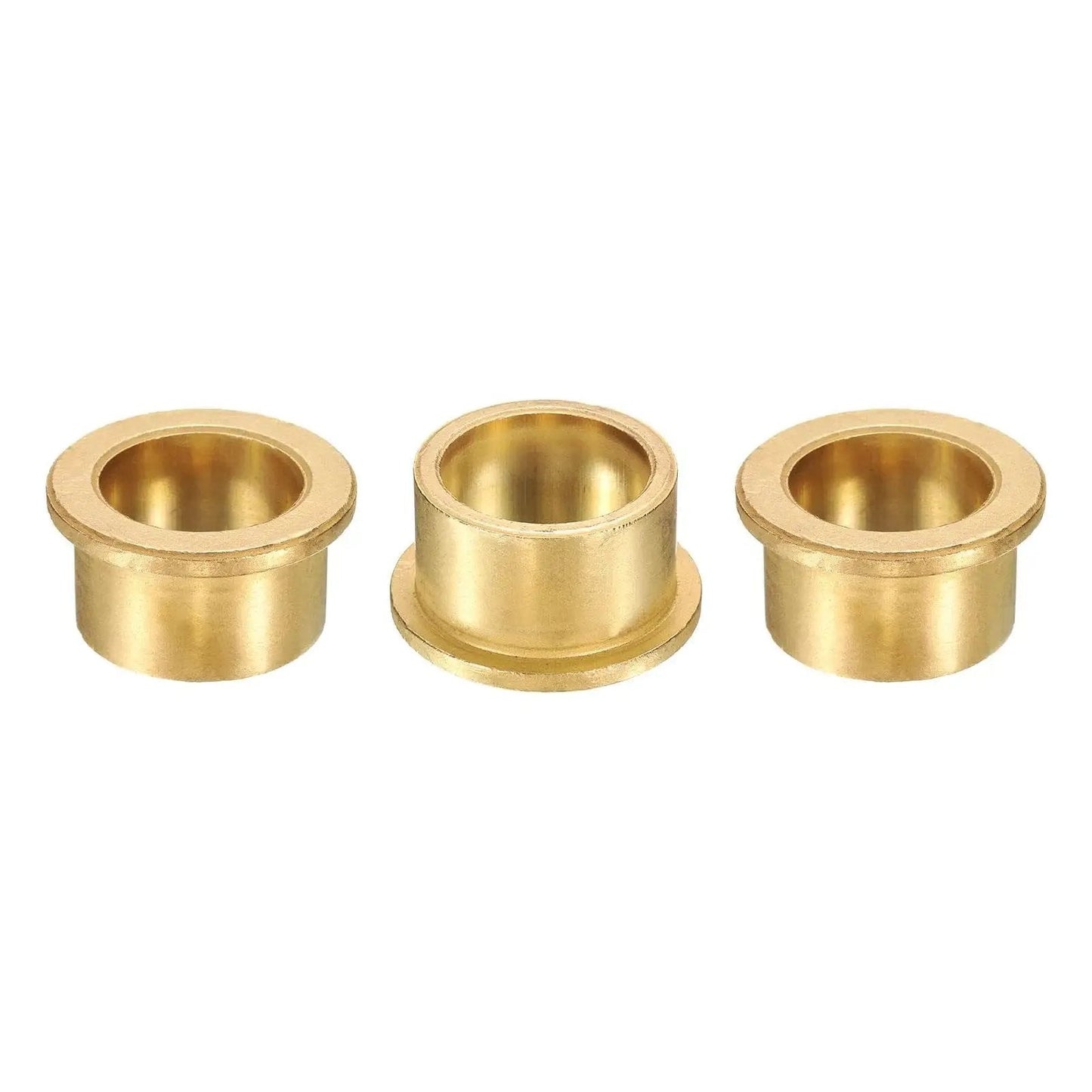 3 Piece Sintered Bronze Flange Sleeve Bearings With 30mm Bore, 38mm Outer Diameter, 25mm Length, self-lubricating bushings