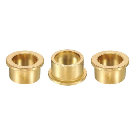 3 Piece Sintered Bronze Flange Sleeve Bearings With 30mm Bore, 38mm Outer Diameter, 25mm Length, self-lubricating bushings