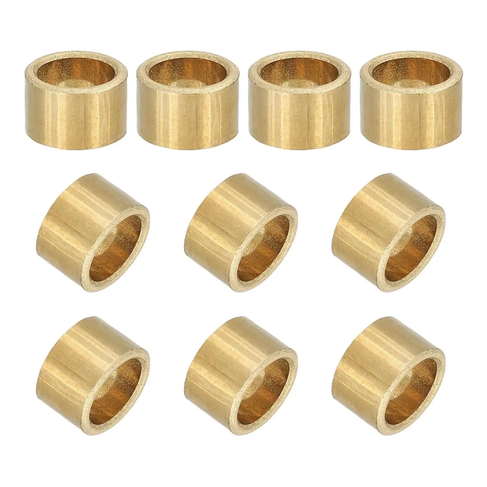 50 Pcs Sintered Bronze Sleeve Bearings Set With 6mm Bore 8mm OD And 5mm Length Self Lubricating Low Friction Bushing