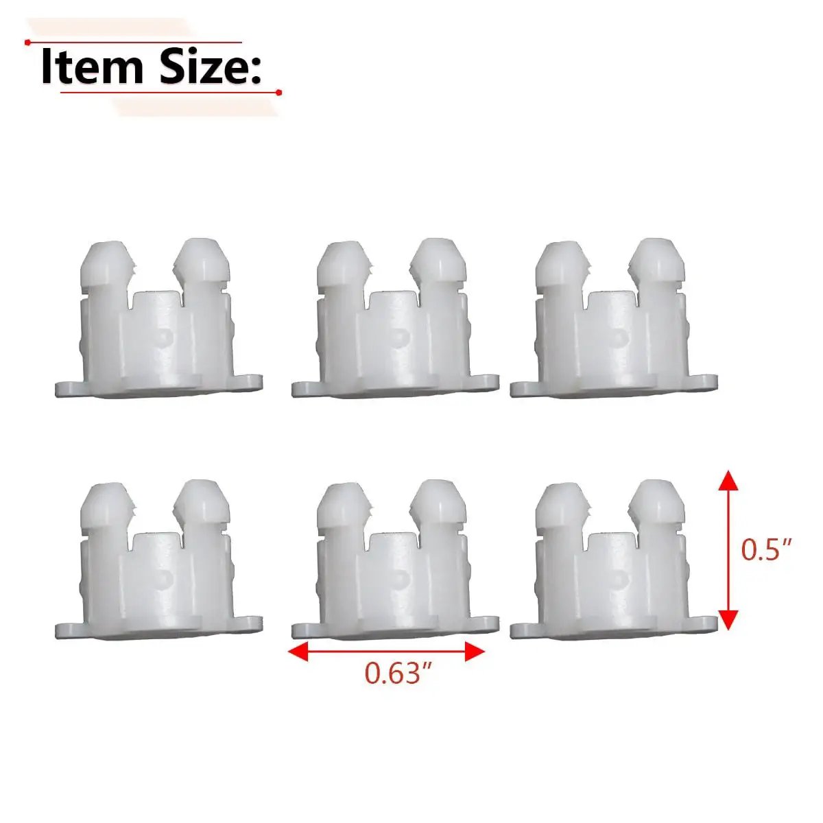 Six Piece Clutch Pedal Shaft Bushing Set Compatible With Ford F150 F250 F350 Ranger And Bronco Years 1985 Through 2003