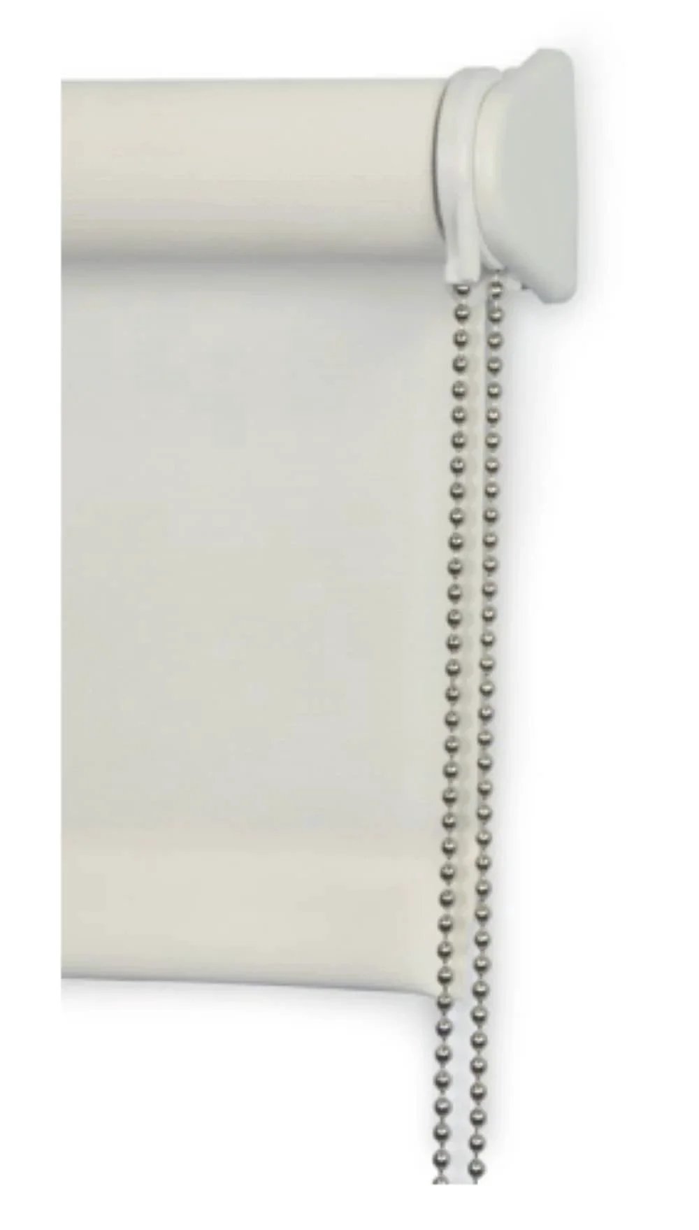 Skyline SL15 Roller Shade Clutch #SL15H01W / 1-1/8" Tube White, installed on window shade with chain mechanism