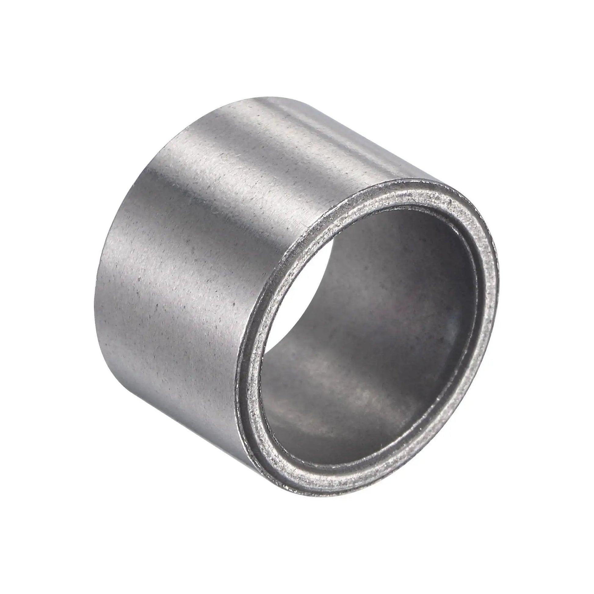 Close-up of a Sleeve Bearings 14mm Bore 17mm Outer Diameter 12.5mm Length Sintered Iron Self Lubricating Bushing showing smooth surface.
