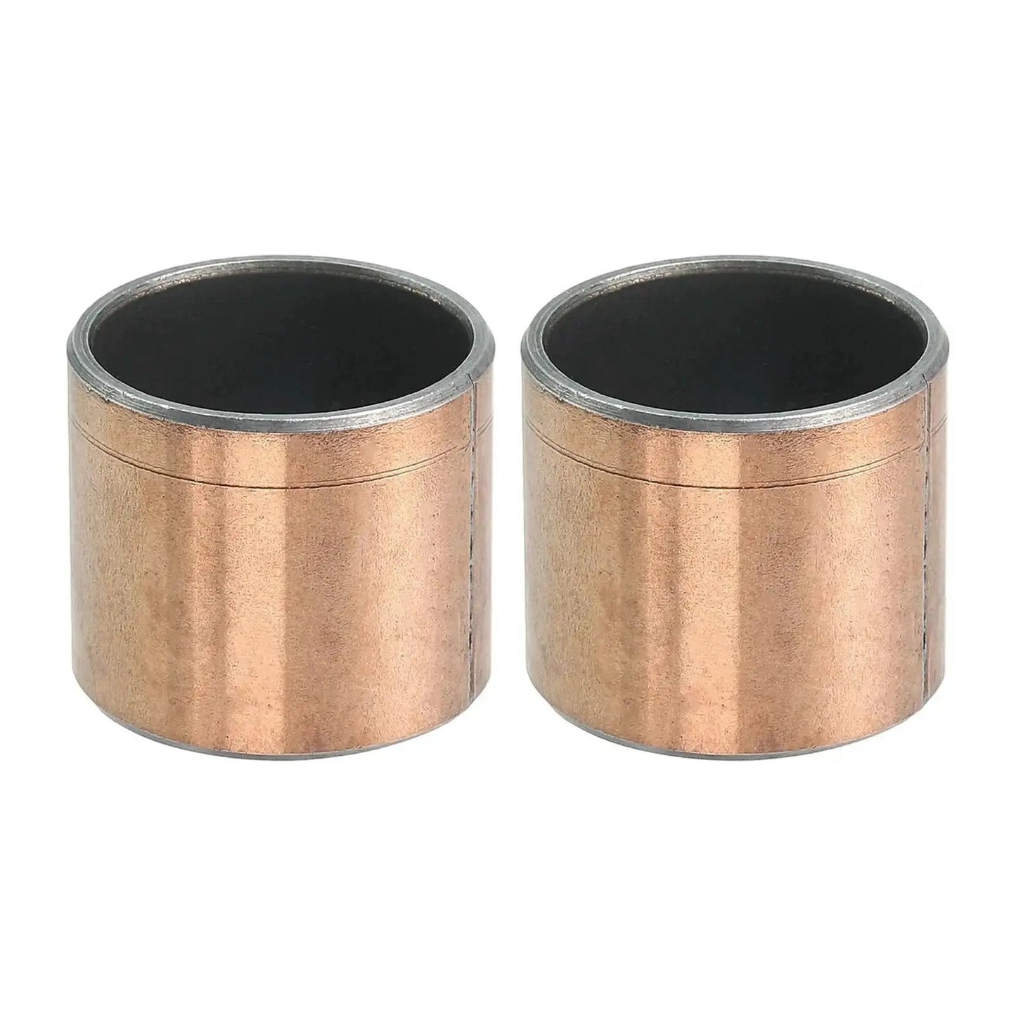 2 Pcs Sleeve Bearing With 7/8 Inch Bore, 1 Inch Outer Diameter And 7/8 Inch Length, Self Lubricating Oilless Bushings