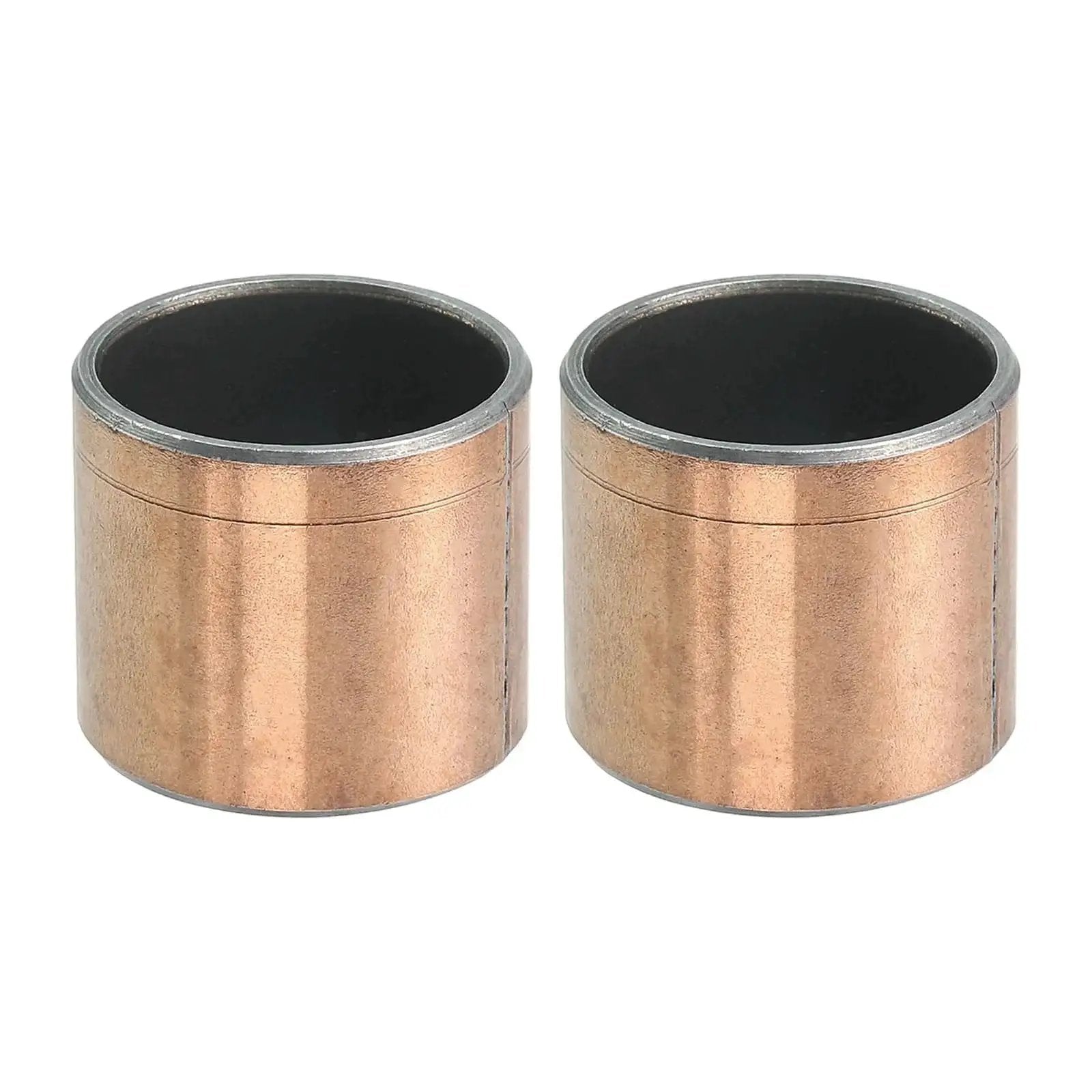 2 Pcs Sleeve Bearing With 7/8 Inch Bore, 1 Inch Outer Diameter And 7/8 Inch Length, Self Lubricating Oilless Bushings