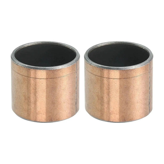 2 Pcs Sleeve Bearing With 7/8 Inch Bore, 1 Inch Outer Diameter And 7/8 Inch Length, Self Lubricating Oilless Bushings