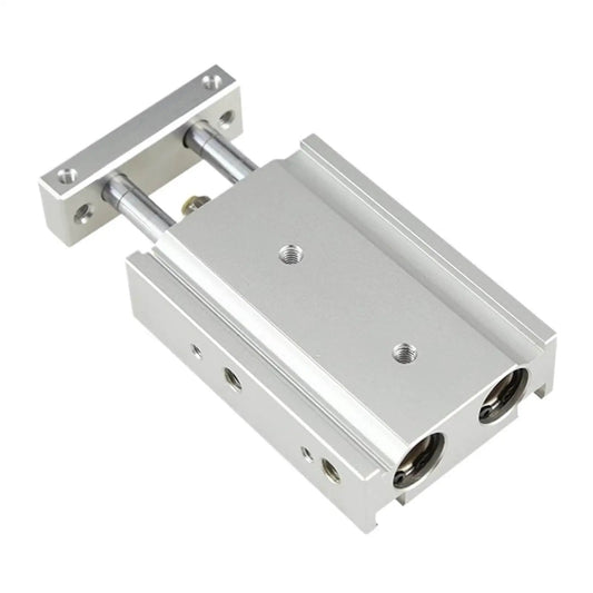 CXSM6 Slide Bearing Pneumatic Cylinder for Industrial Automation, durable aluminum body with multiple stroke options