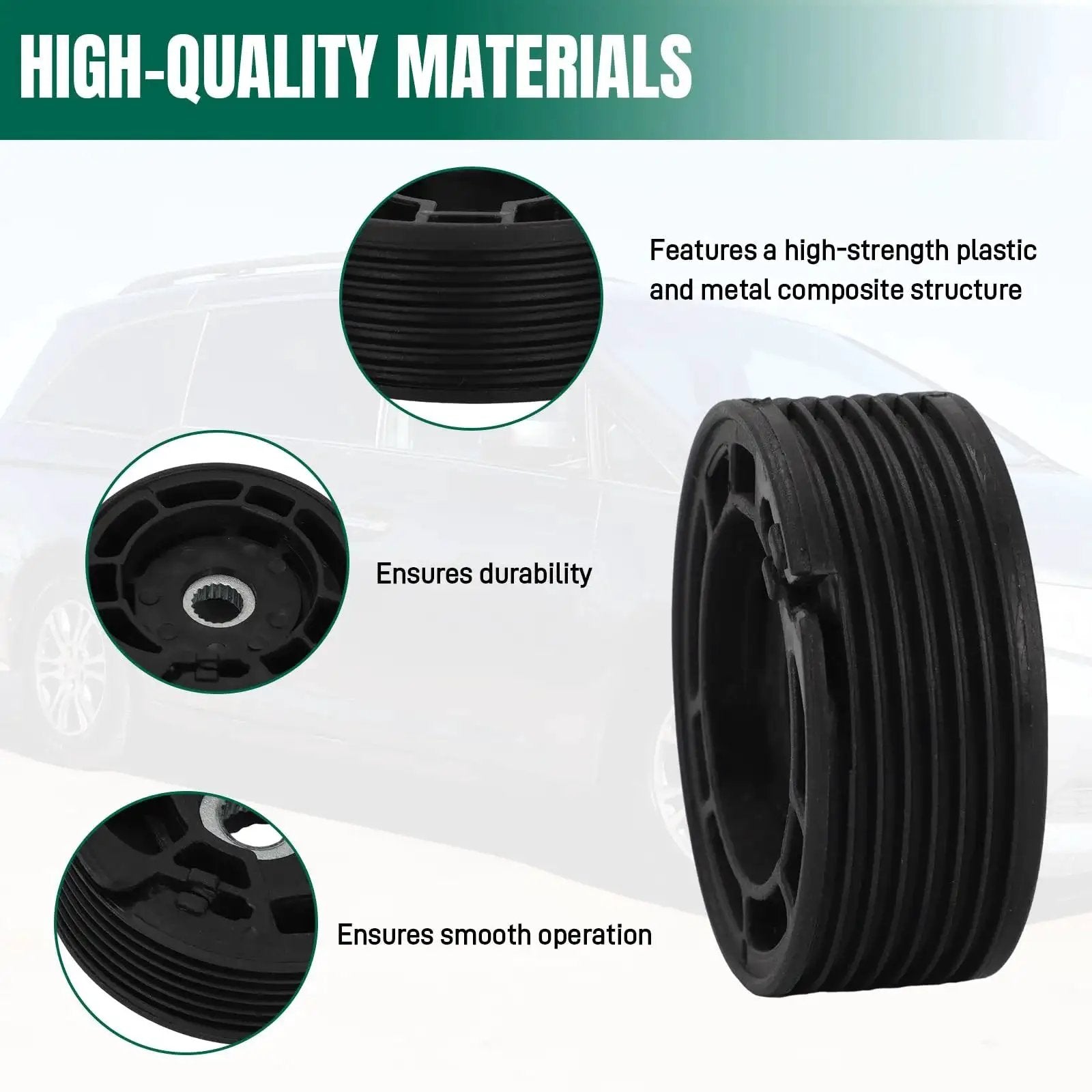 Sliding Door Pulley Spool Wheel For 2011 2017 Honda Odyssey 4th Generation All Trims Durable Plastic And Metal Composite