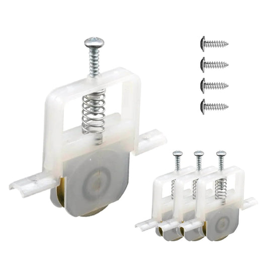 4 Pack Sliding Screen Door Roller Wheels with Steel Ball Bearings for Columbia Doors B691 and B695 Replacement