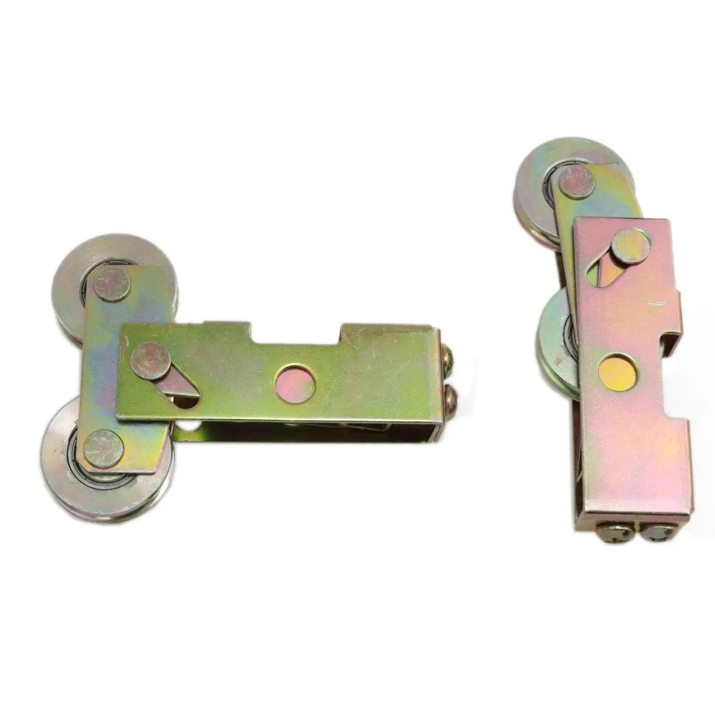 1-1/4 Inch Sliding Door Rollers Replacement Set For Patio Doors And Glass Doors, carbon steel body with wheels