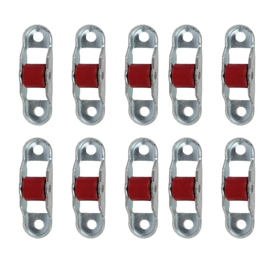 Sliding Door Window Pulley Kit With Base 12mm Stainless Steel Hardware Single Wheel Mute PP Wheel Roller Quiet Operation