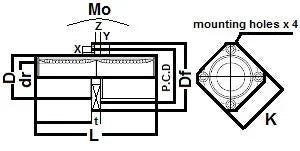 SMKC8GUU NB 8mm Slide Bush Bushings Miniature Motion Linear Bearing