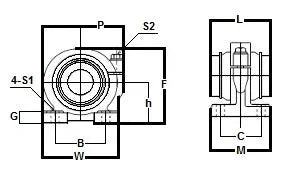 SMP60GUU NB 60mm Pillow Block Unit Motion Linear Bearing