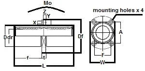 SMST30GWUU NB 30mm Slide Bush Bushings Motion Linear Bearing